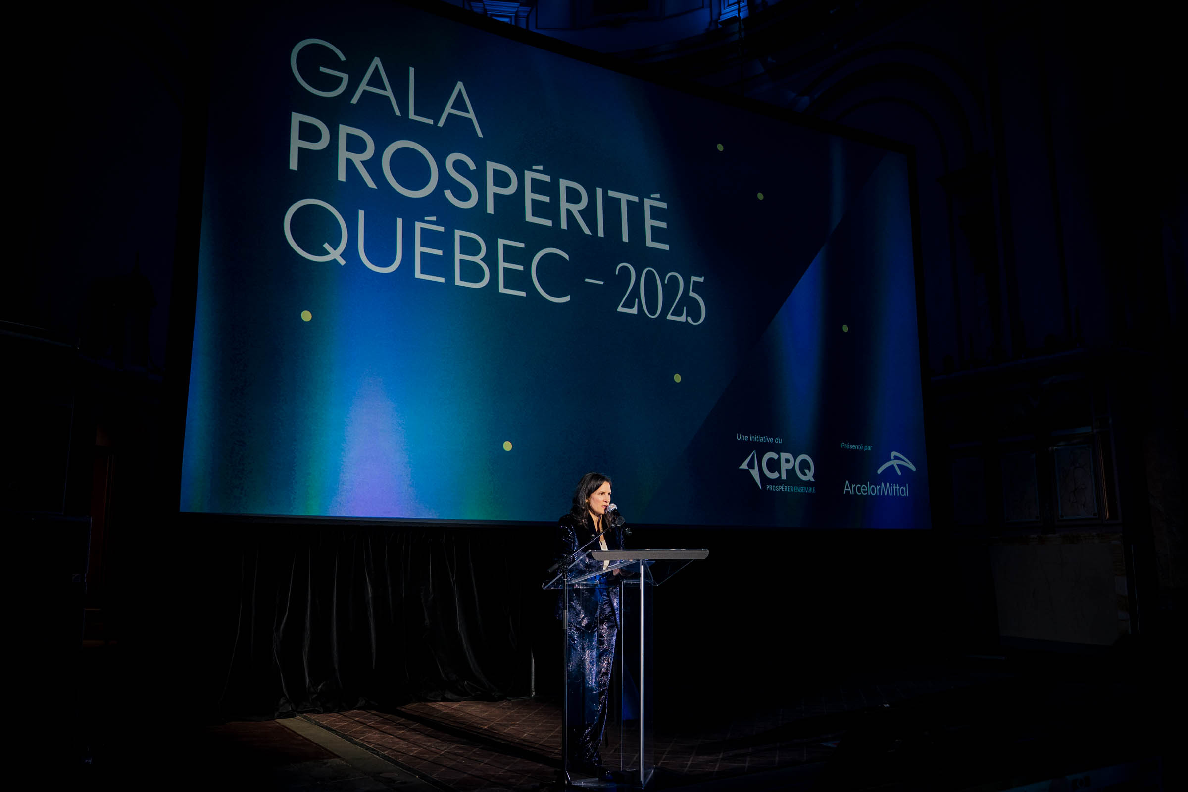 Gala Propérité Québec - Conseil du patronat du Québec - animatrice katerine-Lune Rollet